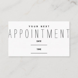 Visita Cartão de Lembrete de Compromisso de Música Sua Pr