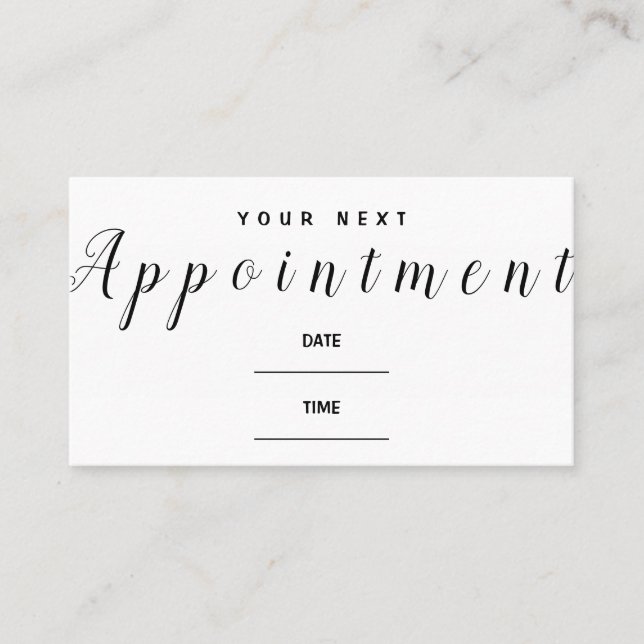 Visita Cartão de Lembrete de Compromisso de Música Sua Pr (Frente)