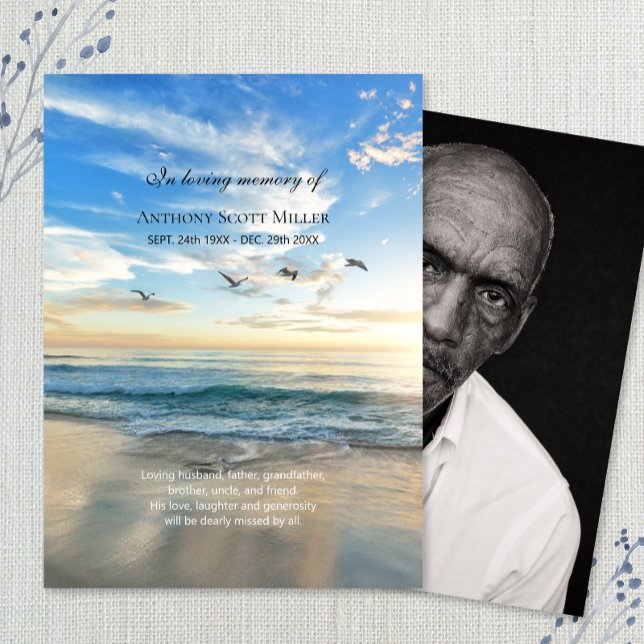 Visita Cartão de memoria de fotos do tema da praia (Criador carregado)