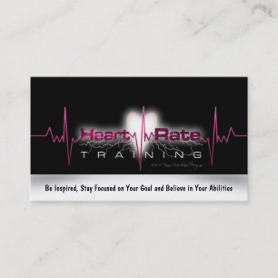 Visita Cartão de Meta de Treinamento de Frequência Card