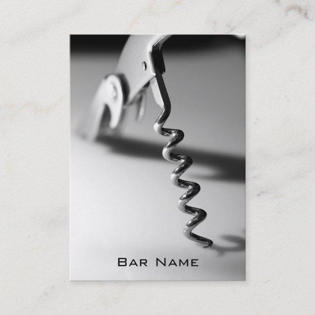 Visita Cartão de negócio da restauração da barra (Frente)