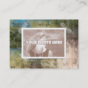 Visita Cartão de negócios artística do quadro da foto