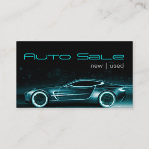 Visita Cartão de Negócios de Concessionária de Automóveis
