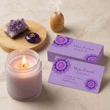 Cartão de Negócios de Reiki de Energia do Chakra d