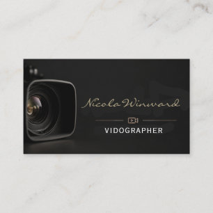 Visita Cartão de Negócios de Videografista