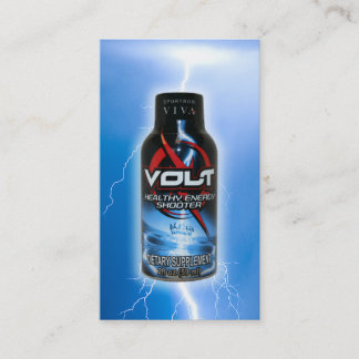 Visita Cartão de negócios do relâmpago do volt