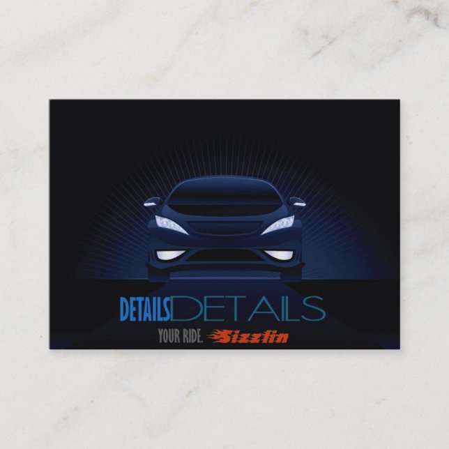 Visita Cartão de negócios dos detalhes dos detalhes (Frente)