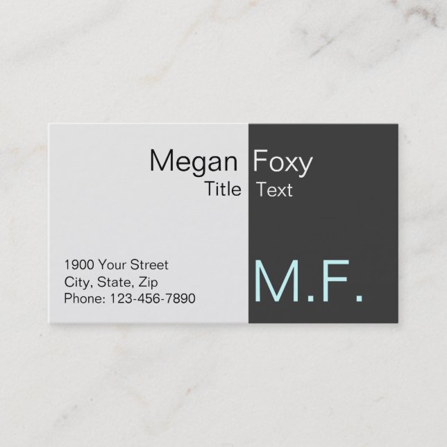 Visita Cartão de negócios para talento (Frente)