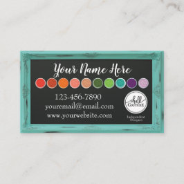 Visita Cartão de Negócios Personalizado Chalk Couture