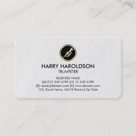 Visita Cartão de negócios Premium de Trompeter de Ícone d