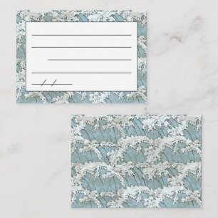 Visita Cartão de Nota Poem Haiku Japonês