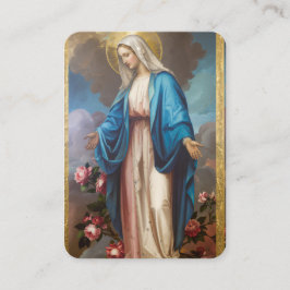 Visita Cartão de Oração de Maria Cartão de Oração Memoria