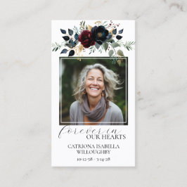 Visita Cartão de Oração Floral para Memória Fotográfica F