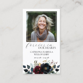 Visita Cartão de Oração Floral para Memória Fotográfica F