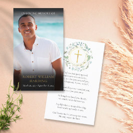 Visita Cartão de Oração Fotográfica do Poem Memorial Fune