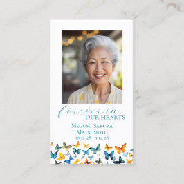 Visita Cartão de Oração Memorial Butterfly