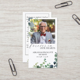 Visita Cartão de Oração Memorial Eucalyptus