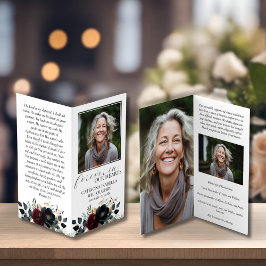 Visita Cartão de Oração Memorial Floral de Marinho Borgon