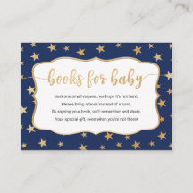 Cartão de pedido de livro de rapaz das Estrelas Do