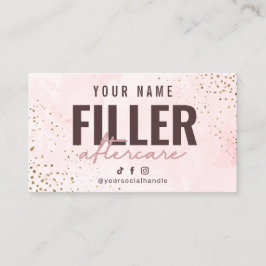 Visita Cartão de Pós-tratamento para Enchimento