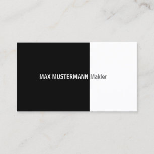 Visita Cartão de presentação preto profissional