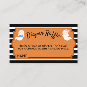 Visita Cartão de Raffle de Fralda Revelação do Sexo Hallo