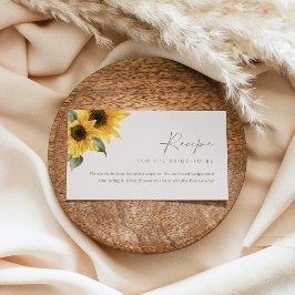 Visita Cartão de Receita de Girassol SUTTON (conjunto de 