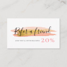 cartão de referência cor-de-rosa e dourado da tend