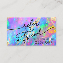 Visita cartão de referência de textura opal de incêndio