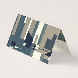 Visita Cartão de Referência Moderno