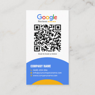 Visita Cartão de Revisão do Google para qualquer empresa