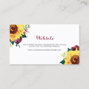 Visita Cartão de Sítio Web Floral Floral de Watercolor Su