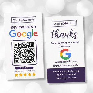Visita Cartão de Solicitação de Avaliação do Google com L