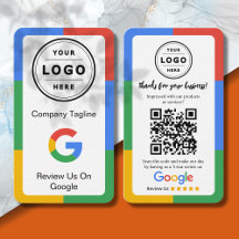 Cartão de Solicitação de Avaliação do Google com L