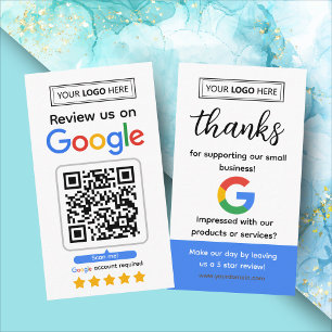 Visita Cartão de Solicitação de Avaliação do Google com L