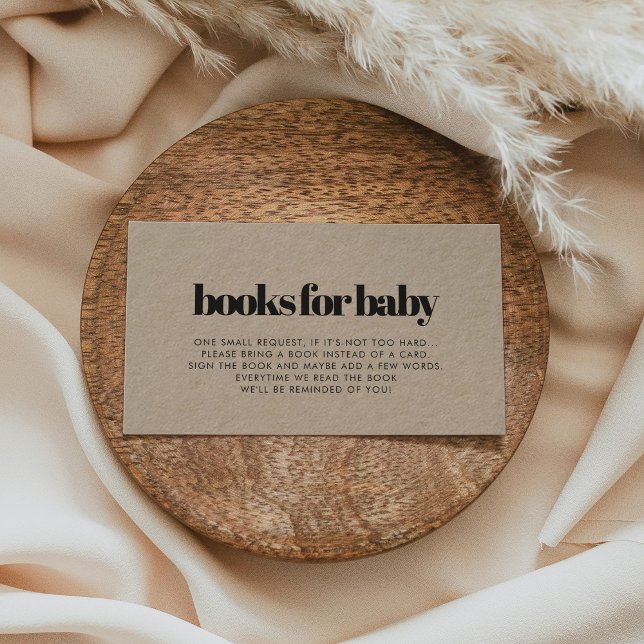 Visita Cartão de solicitação de livro de chá de fraldas k (Criador carregado)