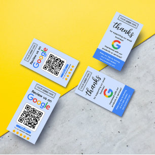 Visita Cartão de solicitação de revisão Google com logoti