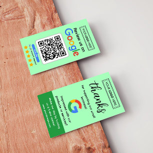 Visita Cartão de solicitação de revisão Google com logoti