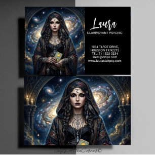 Visita Cartão de Tarot Psíquico Clarividente