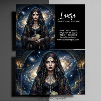 Visita Cartão de Tarot Psíquico Clarividente