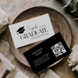 Visita Cartão de Varredura do Fundo da Faculdade de Gradu