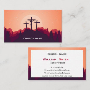 Visita Cartão de Visão Pastoral do Pôr do Sol do Calvário