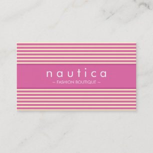 Visita CARTÃO DE VISITA: 10 com striped náutica