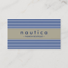 Visita CARTÃO DE VISITA: 25.o striped náutica