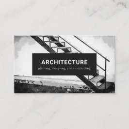 Visita Cartão de Visita: Arquiteto Escuro