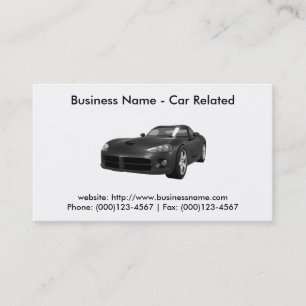 Visita Cartão de visita: Carros/automotriz
