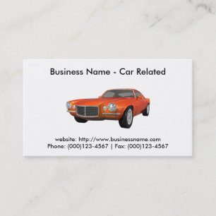 Visita Cartão de visita: Carros/automotriz