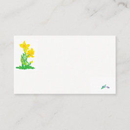 Visita Cartão de visita/ Daffodils