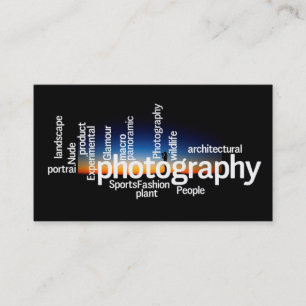 Visita cartão de visita/Fotografia