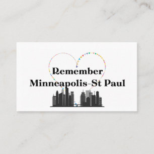 Visita Cartão de Visita, Lembre-se Minneapolis St. Paul